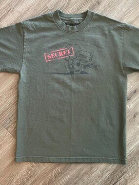 Ranger Up Squirrel Sniper Men's T-Shirt Size M Olive Pre-owned Vintage Tee